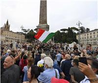 تظاهرات ضد فرض الشهادة الصحية في إيطاليا