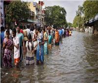 إنقاذ آلاف الهنود بعد فيضان نهر الجانج