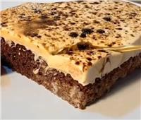 طريقة عمل كيكة الكابتشينو الباردة 