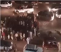 بالفيديو.. حادث تصادم 5 سيارات ملاكي بمنطقة السلام 