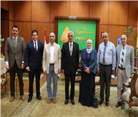 رئيس جامعة المنوفية يستقبل لجنة من «الحاسبات والمعلومات» بـ«الأعلى للجامعات»