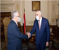 سفير العراق في القاهرة يلتقي رئيس مجلس النواب