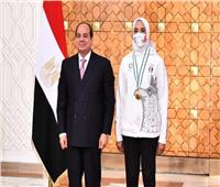 الرئيس السيسي يؤكد توفير كل الإمكانات اللازمة لأبطال مصر الرياضيين