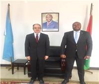  وزير الخارجية البوروندي يلتقى السفير المصري ياسر العطوي