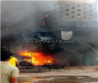 إنقاذ ميدان الشبان المسلمين بسوهاج من كارثة بعد اندلاع النيران في أحد المحال