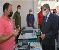 محافظ المنيا يتابع استعدادات مستشفى الحميات والصدر للموجة الرابعة من «كورونا»