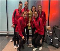 سيدات الأهلي تصل القاهرة بعد حصد البطولة العربية لـ«تنس الطاولة»