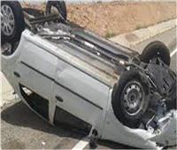 مصرع وإصابة 7 أشخاص في انقلاب سيارة بصحراوي قنا 