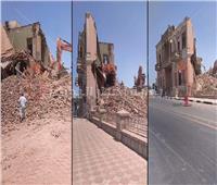 الانتهاء من إزالة قصر توفيق باشا أندراوس بمدينة الأقصر | فيديو