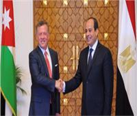 الرئيس السيسي والعاهل الاردني يؤكدان العمل على تكثيف الجهود الدولية بهدف حلحلة عملية السلام