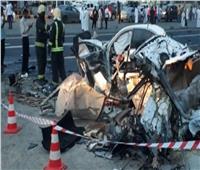 فيديو| كاميرات مراقبة ترصد حادثا مروعا على طريق الحبيل بالسعودية