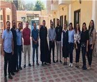 الأنبا بشارة يلتقي بأمناء خدمة جامعة وخريجي الإيبارشية