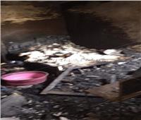 ننشر صور حريق شقة شقيق المطرب سمسم شهاب