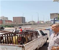 بالصور: إزالة 214 مخالفة إشغال طريق و 27 فرش متنوع خلال حملة مكبرة بكفر الدوار