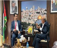 رئيس هيئة شؤون الأسرى يلتقي قنصل مصر بفلسطين