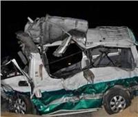 إصابة 10 أشخاص في حادث انقلاب سيارة ميكروباص بـ«دائري المنيب»