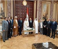 رئيس الشيوخ يلتقي رئيس البرلمان العربي 