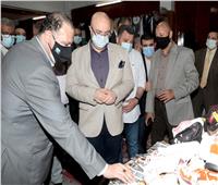 افتتاح المعرض السنوى لتوزيع الزي المدرسي على الأسرالأولي بالرعاية فى بني سويف 
