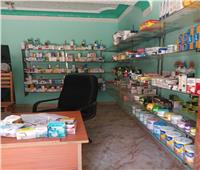 ضبط 1800 عبوة دوائية داخل صيدلية بدون ترخيص في بني سويف