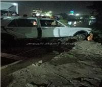 تشييع جثامين ضحايا إنقلاب سيارة في ترعة بنجع حمادي