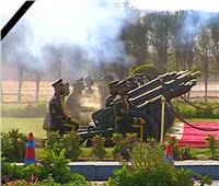 المدفعية تطلق 21 طلقة بجنازة المشير طنطاوي | فيديو