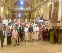 «السياحة» تستضيف وفداً من الأئمة والواعظات السودانيين في زيارة للمتحف المصري