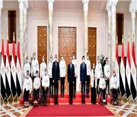 ننشر صور تكريم الرئيس السيسي لأبطال مصر البارالمبيين 