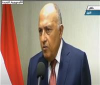 وزير الخارجية: مصر تدعم مسار خارطة الطريق في ليبيا | فيديو