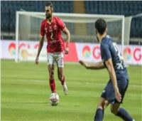 صلاح محسن يسجل هدف التقدم للأهلي على إنبي في كأس مصر