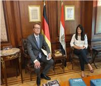 وزيرة التعاون الدولي تبحث مع السفير الألماني تنفيذ المشروعات المشتركة