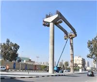 خدمات مرورية مكثفة في محيط أعمال إنشاء مشروع «المونوريل» بمدينة نصر