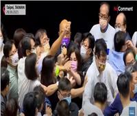 شجار بالأيادي بين نواب تايوانيين خلال خطاب سياسي| فيديو