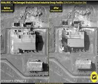 إسرائيل تنشر صورًا تُظهر وجود تضرر شديد بقاعدة صواريخ إيرانية