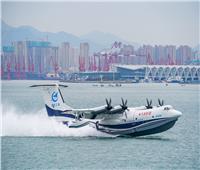 تنين المياه الصيني يظهر بالمعرض الدولي للطيران والفضاء| فيديو