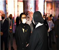 وزيرة الثقافة والشباب الإماراتية تدعو المشاركين بمعرض إكسبو دبي لزيارة الجناح المصري