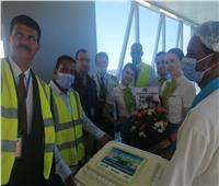بمطار الغردقة .. مصر للطيران للخدمات الأرضية تستقبل أولى رحلات Siberia AIR LINES 