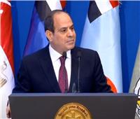 الرئيس السيسى: لن نترك أرضا يمكن تنميتها فى سيناء إلا وهنميها