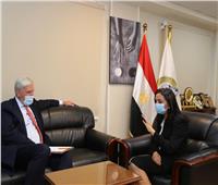 مايا مرسي تستقبل سفير هولندا بالقاهرة لبحث سبل التعاون بينهما