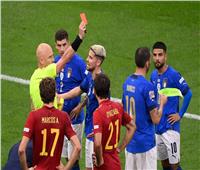 طرد بونوتشي يزيد متاعب إيطاليا أمام إسبانيا