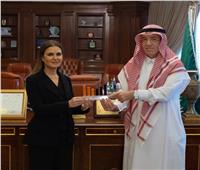 رئيس جامعة اليمامة أثناء استقباله وزيرة الاستثمار: سجلها الأكاديمي المميز سيثري طلاب الدراسات العليا 