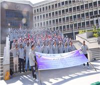 100 طالب من جوالة جامعة أسيوط بمعسكر للخدمة العامة واختيار المنتخب الجديد