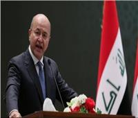 الرئيس العراقي: الهجوم الإرهابي بـ«ديالي» محاولة خسيسة لزعزعة استقرارانا