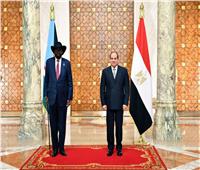 الرئيس السيسي يعرب عن اعتزازه بالعلاقات الأخوية والاستراتيجية مع جنوب السودان | فيديو