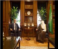 السفير المصري في الرياض يلتقي وزير الدولة للشؤون الخارجية السعودي