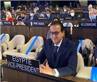 «عبد الغفار» يلقي كلمة المجموعة العربية بالدورة 212 للمجلس التنفيذي لليونسكو