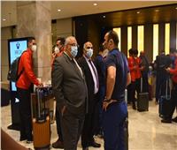 دوري أبطال إفريقيا| سفير مصر بالنيجر يستقبل بعثة الأهلي في المطار