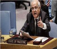 سفير فلسطين بالأمم المتحدة يدعو مجلس الأمن بخطوات عملية لوقف الاستيطان