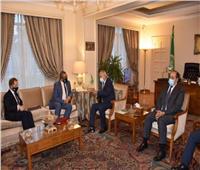 «أبو الغيط» يستقبل وزير الدولة البريطاني لشؤون الشرق الأوسط وشمال إفريقيا