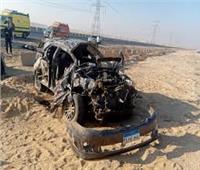 إصابة عاملين في حادث مروري بالصحراوي الغربي بقنا