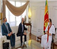 رئيس سريلانكا وكبار مسؤوليها يلتقون السفير المصري لتعزيز التعاون الثنائي‎‎